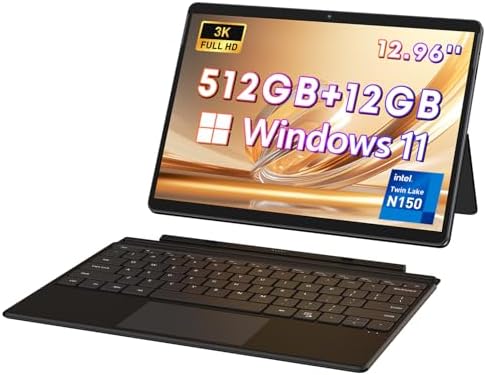 CHUWI Hi10 Max 2 in 1 Tablet PC with Backlit Keyboard, Intel N150